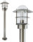 max K O M F O R T Aussenstandleuchte aus Edelstahl und Glas Standleuchte Gartenstandleuchte Pollerleuchte Wegeleuchte E27 251-800