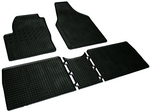 Gummi Fußmatten Set, 4teilig, Gummifußmatten Gummimatten Matten