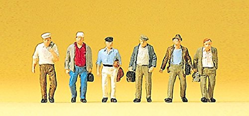 Preiser 1/87 th – pr10366 – Modelleisenbahnen – Arbeiter zurück in die Bahnhof