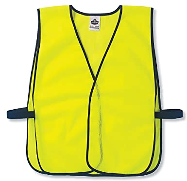Ergodyne - 20020 GloWear 8010HL Non-Certified High Visibility Vest, One Size, Lime