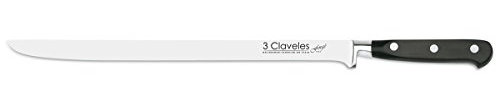 3Claveles Forgé - Cuchillo jamonero forjado, 30 cm, 12 pulgadas