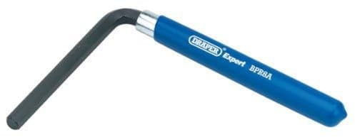 Draper Expert 68424 8 mm Brake Pad Key with Handle , Blue