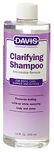 Davis Manufacturing CLS12 Clarifying Pet Shampoo, 12 oz, Clear