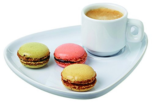 Visiodirect Lot DE 6 Assiettes Cafe Gourmand L200 x lg160 mm