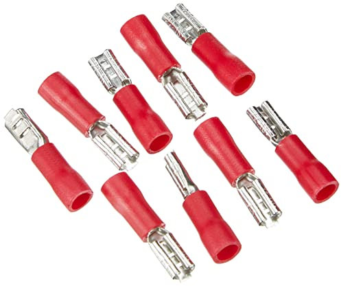 Flachsteckhülsen rot 2,8 mm - 0,5 - 1,5mm² VPE 100 Stück