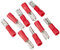 Flachsteckhülsen rot 2,8 mm - 0,5 - 1,5mm² VPE 100 Stück