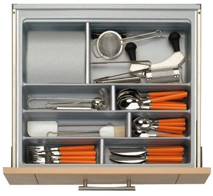 Besteckeinsatz SCOOPII 70 cm (B 600-640 x T 450-490 mm) / Mehrzweckeinsatz/Besteckkasten/Besteckeinsätze