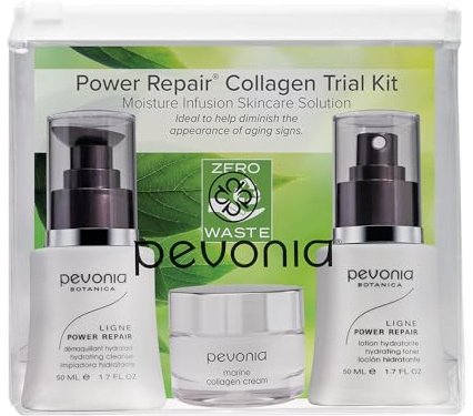 Pevonia Skincare Solution, Power Repair Kit, 3 Piece Set