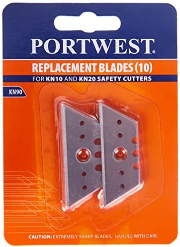 Portwest KN90NCR Lame di Ricambio per KN10 e KN20, Argento