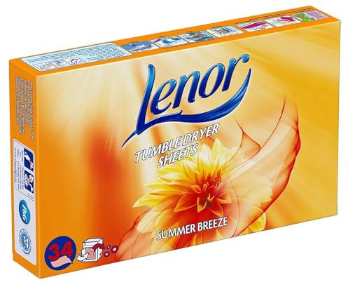 Lenor Summer Breeze Tumble Dryer Sheets Lot de 34