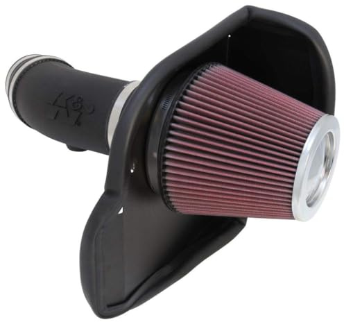 K&N Cold Air Intake System: High-Flow Air Filter, Increase Performance & Acceleration: Compatible with 2011-2023 Chrysler/Dodge: 300, Challenger, Charger, 57-1565