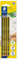 STAEDTLER Bleistift Noris 120, Made from Upcycled Wood, Rutschfeste Soft-Oberfläche, hohe Buchfestigkeit, hohe Qualität Made in Germany, Blisterkarte mit 4 Stück (2 x HB, je 1 x B, 2H), 120-S BK4D