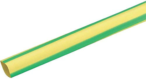 HELLERMANN TYTON 308-31207 Sheath thermorétrécissable 1Pièce (S) – Insulated Cable (5 m, Yellow green, 1,2 cm, 4 mm, 0,8 mm, 1 piece (S)