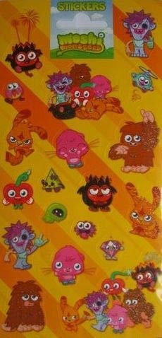 shop inc Blatt von 19 Moshi Monsters Aufkleber