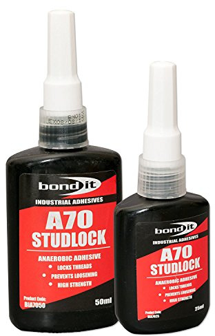 Bond-It A70 Studlock 50ml - Green High strength anaerobic studlocker - locks coarse threads & prevents losening - seals out moisture & prevents corrosion