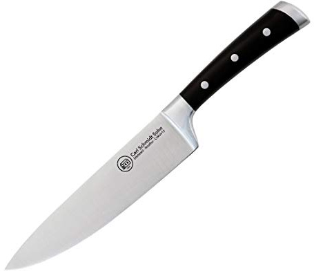 CS Kochsysteme 037871 Schneidwaren, Edelstahl, schwarz, 26 x 11,3 x 1,4 cm