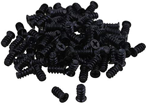 BQLZR KB5 Black Computer PC Case Cooling Fan Mount Screws For 7cm-12cm Fans Pack Of 100