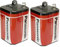2 x PANASONIC 6V TORCH/LANTERN/PJ996 Battery - : 4R25 ZINC Chloride - Powerful - Long Lasting