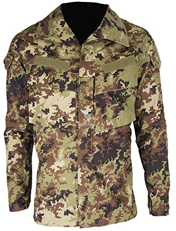 ALGI Completo Tuta Militare da Combattimento Ripstop di Polyfilo Vegetato Mimetico (50)