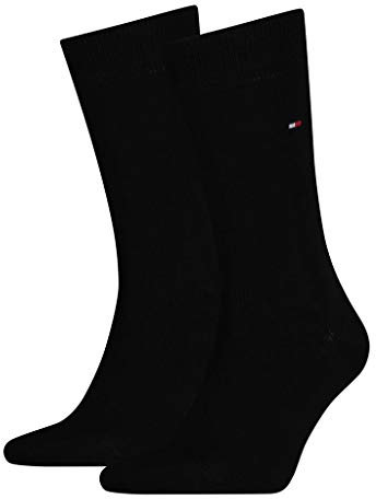 Tommy Hilfiger Herren Th Men Classic 2p Socken, Schwarz, 43-46 EU