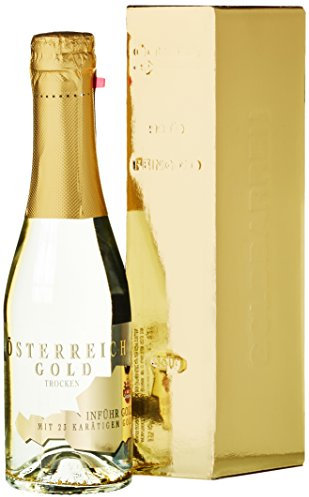 Österreich Gold - mit 23 Karat Blattgold mit Geschenkverpackung (1 x 0.2 l)