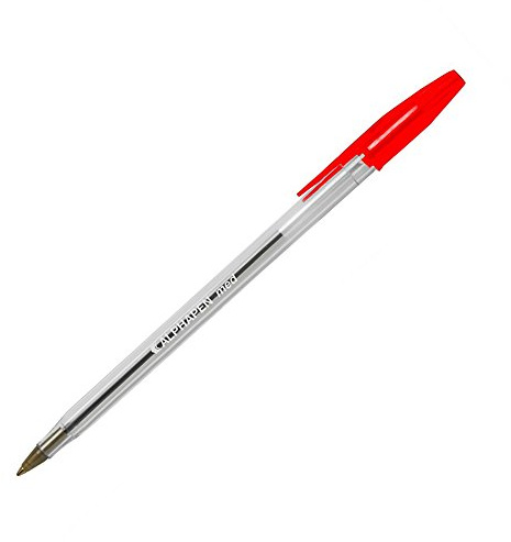 Hainenko Value 0.7 mm Medium Ball Pen - Red