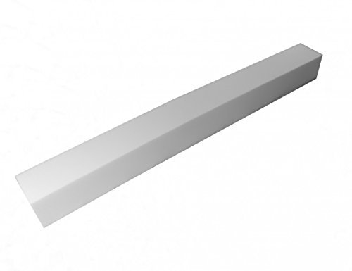 HDmirrorR Manufaktur Schaumstoffe Wegerich Matratzenverlängerung aus Schaumstoff RG 36/45-200x10x10cm ohne Bezug
