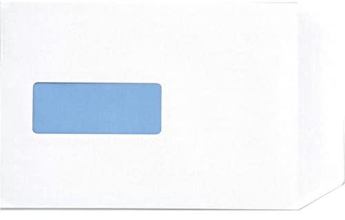 Q-Connect C5 Envelopes Window Pocket Self Seal 90gsm White (Pack of 20x25)