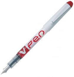 Pilot V Pen Disposable Fountain Pen - Red