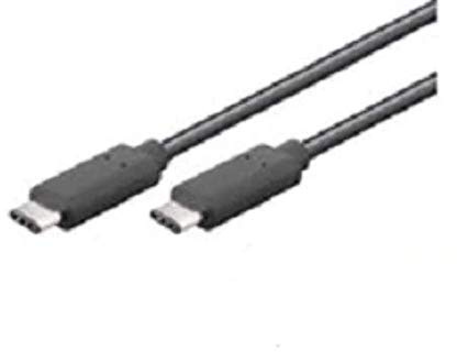 Microconnect USB C/USB C, 1 m 1 m USB C USB C schwarz