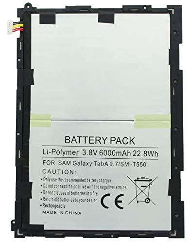 Batterie compatible avec la batterie Samsung Galaxy Tab A 9.7 SM-P550, SM-T550, EB-BT550ABE