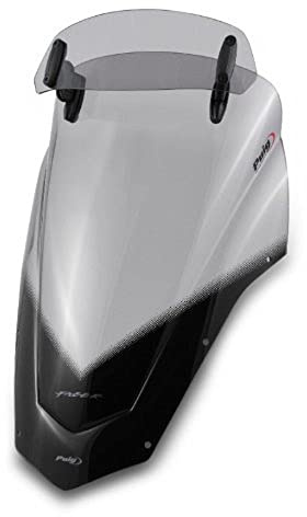 Puig 5908H Touring Windscreen With Visor improved wind protection, Smoke