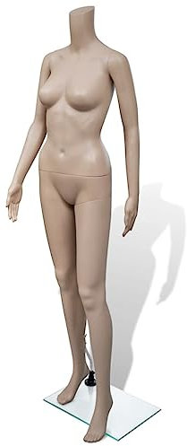 vidaXL Schaufensterpuppe Mannequin Frau Weiblich Mannequin Puppe ohne Kopf