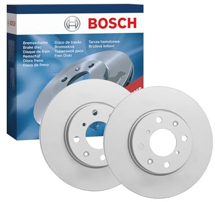Bosch BD2099 Bremsscheibensatz - 252 mm belüftete Scheiben - Vorderachse - ECE-R90-zertifiziert - hohe Kühlleistung, verlässliche Bremsleistung, Korrosionsschutz - 1 Satz aus 2 Scheiben