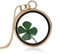 Feilok Collana da donna alla moda con pendente con fiore secco sotto vetro, base metal, colore: Flower-J, cod. DZSY0145