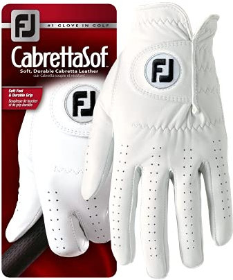Footjoy CabrettaSof Damen Golfhandschuh, Weiß