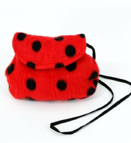 narrenwelt Marienkäfer Tasche Beutel Plüsch Tiertasche für Hund, Rot, Polyester, Plüschmaterial und tierfreundlich, ANIMAL_CARRIER, Hundetransportbox, Luftfahrt, Autofahrt, Tierarztbesuch