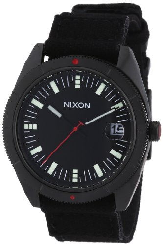 Nixon Herren-Armbanduhr XL Rover II Analog Quarz Leder A355001-00