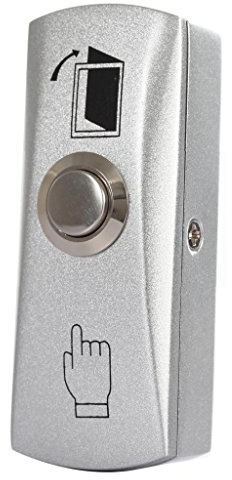 UHPPOTE Push to Exit Button Switch NO/COM Output for Door Access Control | Zinc Alloy Shell