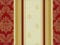 Classic Möbelstoff Elysee mit Fleckschutz Farbe rouge (bordeaux, rot, dunkelrot, champagner, goldgelb, beige) - Flachgewebe klassisch (Streifen, Ranke, Raute, Ornament), Polsterstoff, Stoff, Bezugsstoff, Eckbank, Couch, Sessel, Hussen, Kissen