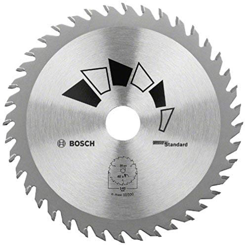 Bosch 1x Lame de Scie Circulaire Standard (pour Bois, Ø 190 x 2.2/1.5 x 20/16 mm, 24 Dents, ATB, avec 1x Bague de Réduction 16 mm, Accessoire Scie Circulaire)