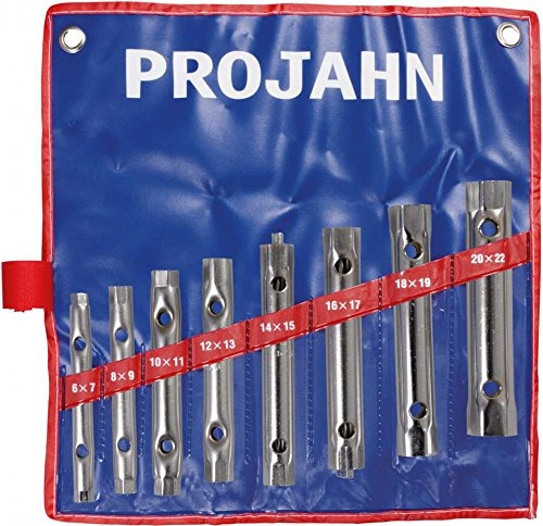 Projahn Rohrsteckschlüssel- Satz 10 teilig 6 x 7-20 x 22 mm 9988