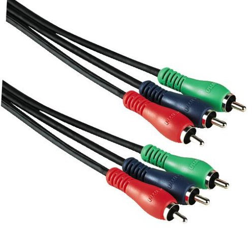 Hama YUV Verbindungskabel 3 Cinch-Stecker - 3 Cinch-Stecker, 10 m