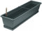 Geli Thermo Plastic Aqua Toscana Jardinière en plastique avec bac d'arrosage et indicateur du niveau d'eau 100 cm anthracite
