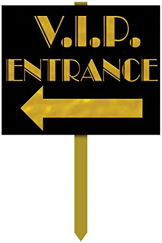 VIP Entrance Yard Sign Party Accessory (1 count)