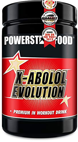 Powerstar X-Abolol Evolution Post Workout Drink - 93% Protein Raspberry | Komplex aus Whey Hydrolysat CFM Isolat und freien Aminosäuren - mit OPC - perfekt löslich in Wasser Lime
