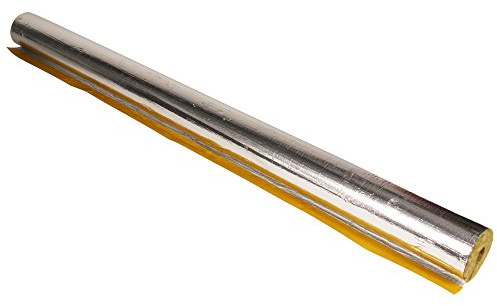 1m Rohrisolierung Steinwolle alukaschiert 42mm (1 1/4'') mit 44mm Dämmmstärke, 100% EnEV