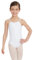 Capezio Mädchen Leotard mit verstellbaren Trägern Turnanzug, weiß, 34