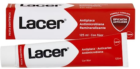 LACER PDL – Toothpaste 125 ml, Prevents Decay, Keeps the Mouth Healthy, High Fluorine Content, Prevents the Formation of Plaque, Strengthens Enamel, Anti-Microbial Action