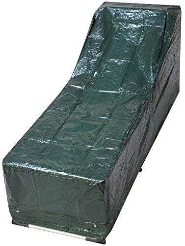 Woodside Outdoor Garden Sunbed Cover 2.04m x 0.69m x 0.44-0.76m / 6.6ft x 2.25ft x 1.4-2.5ft